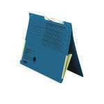 Pendelhefter, für A4, 320g/m² Manila-RC-Krt., kaufm. Dehntasche blau