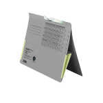 Pendelhefter, für A4, 320g/m² Manila-RC-Krt., kaufm. Dehntasche grau