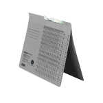 Pendelhefter, für DIN A4, 320g/m² Manila-RC-Krt., Zweifalz grau