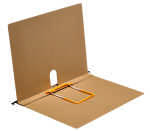 Hängehefter UniReg - A4, 230 g/qm, kfm. Schlauchheftung, braun