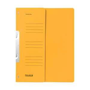 Einhakhefter A4, 250g/m² Manila 1/2 Vorderd., Behördenheftung gelb