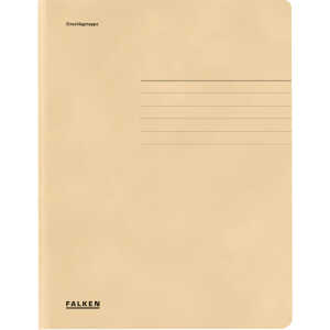 Falken Jurismappe DIN A4 Manilakarton, recycelt chamois