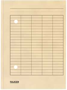 Falken Falken Umlaufmappe - A4, chamois, Manilakarton 250 g/qm