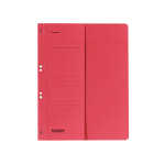 Ösenhefter A4, 250g/m² Manila 1/2 Vorderd., Behördenheftung rot