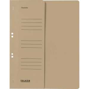 Ösenhefter A4, 250g/m² Manila 1/2 Vorderd., Behördenheftung grau