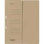 Ösenhefter A4, 250g/m² Manila 1/2 Vorderd., Behördenheftung grau