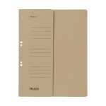 Ösenhefter A4, 250g/m² Manila 1/2 Vorderd., Behördenheftung grau