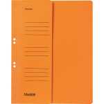 Ösenhefter A4, 250g/m² Manila 1/2 Vorderd., Behördenheftung orange