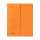 Ösenhefter A4, 250g/m² Manila 1/2 Vorderd., Behördenheftung orange