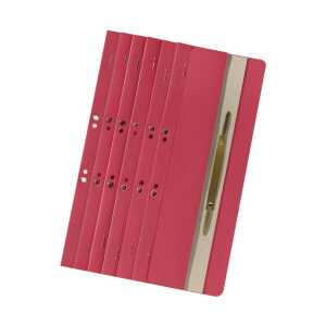 Ösenschmalhefter A4, 1/4 250g kaufm u Behördenheftung, rot 25 Stück