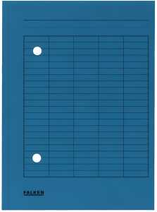 Falken Falken Umlaufmappe - A4 blau, Manilakarton, 250 g/qm