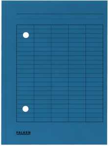 Falken Umlaufmappe - A4 blau, Manilakarton, 250 g/qm
