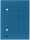 Falken Falken Umlaufmappe - A4 blau, Manilakarton, 250 g/qm