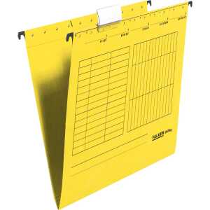 Falken Hängemappe - A4, 230 g/qm, seitlich offen, gelb