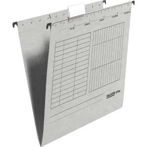 Falken FALKEN Hängemappe - A4, 230 g/qm, seitlich offen, grau