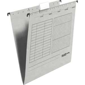 Falken Hängemappe - A4, 230 g/qm, seitlich offen, grau