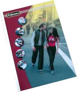 Thermobindemappe Standard 1,5mm weiss