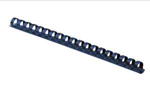 Plastikbinderücken 14 mm blau für 81-100 Blatt