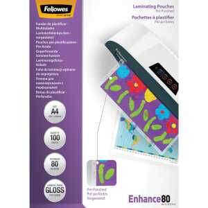 Fellowes Laminierfolie 228x303mm 80mic