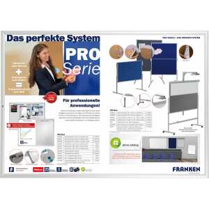 Bilderwechselrahmen Outdoor abschließbar, Alu-Klapprahmen,