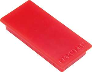 Haftmagnet 23 x 50 mm, rot, Haftkraft 1000g, hochwertiger