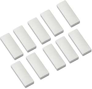 Haftmagnet 23 x 50 mm, weiß, Haftkraft 1000g, hochwertiger