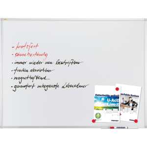 Whiteboard Schreibtafel 45x60cm emalliert, magnethaftend
