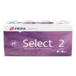 Toilettenpapier Select 2-lagig, tissue, hochweiß,