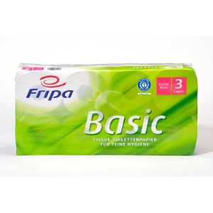 Toilettenpapier Basic 3-lagig RC- Qualität Blumenprägung