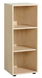 Regal 3 OH mit Standfüßen Buche 400x400x752, Flex