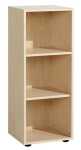 Regal 3 OH mit Standfüßen Buche 400x400x752, Flex