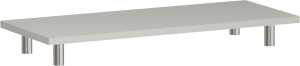 Aufsatzplatte für Korpusbreite 80 cm, Lichtgrau, Flex
