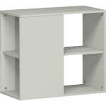 Anstellregal 2 OH 800x420x750 mit Bodengleiter,...