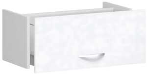 Hängeregistraturschublade 1 OH für Regalbreite 800mm, weiß