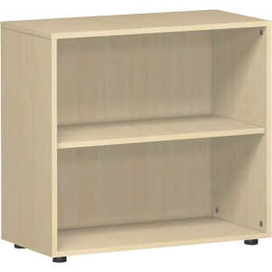 Regal 2 OH mit Standfüßen Ahorn 800x420x752 Flex