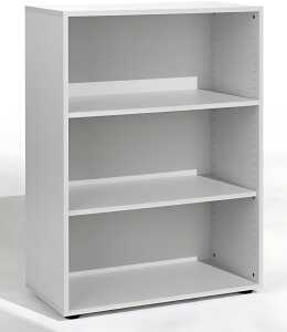 Regal 3 OH m. Standfüßen Lichtgrau 800x420x1104 flex