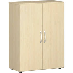 Flügeltürenschrank 3 OH Flex m. Justierfüßen Ahorn/Ahorn