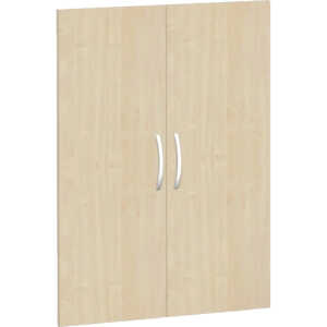 Flügeltürensatz 3 OH Ahorn für Regalbreite 80 cm, Flex