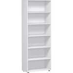 Regal 6 OH m. Standfüßen Flex weiß...