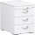 Rollcontainer Flex 438 x 565 x 600 mm 4 Schubladen weiß