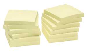 RC Haftnotizen, 75x75mm 100 Bl, Blauen Engel