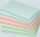 Haftnotiz, 125 x 75mm, 100 Blatt, Pastellgrün, Pastellblau,