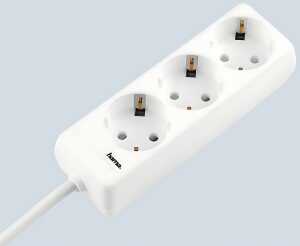 Steckdosenleiste 3fach weiss Zuleitung 1,4 m