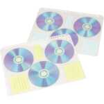 A4 CD-R Folienhüllen abheftbar 3 CDs je Folie mit...
