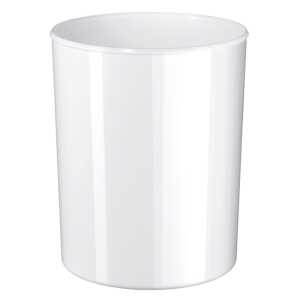 Papierkorb Elegance weiss 20 Liter, hochglänzend