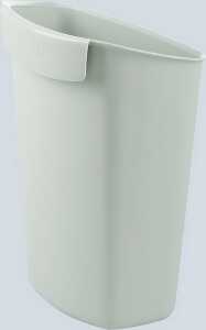 Papierkorb Abfalleinsatz 2,5 Liter lichtgrau, für Papierkörbe 18190