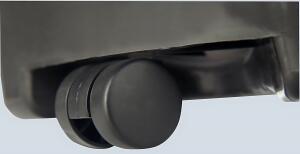 HAN Rollen für Papierkorb MOBIL aus Metall, Farbe: schwarz