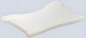 Stützplatten A8 quer Kunststoff transluzent klar f. Han998