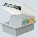 Karteikasten A6 quer grau Special Edition f.ca 900 Karten