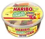 Haribo Nimm Dir Saures 1 KG Party Box Saure Fruchtgummi...